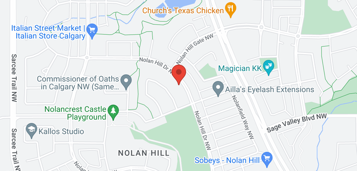 map of 299 Nolan Hill Drive NW